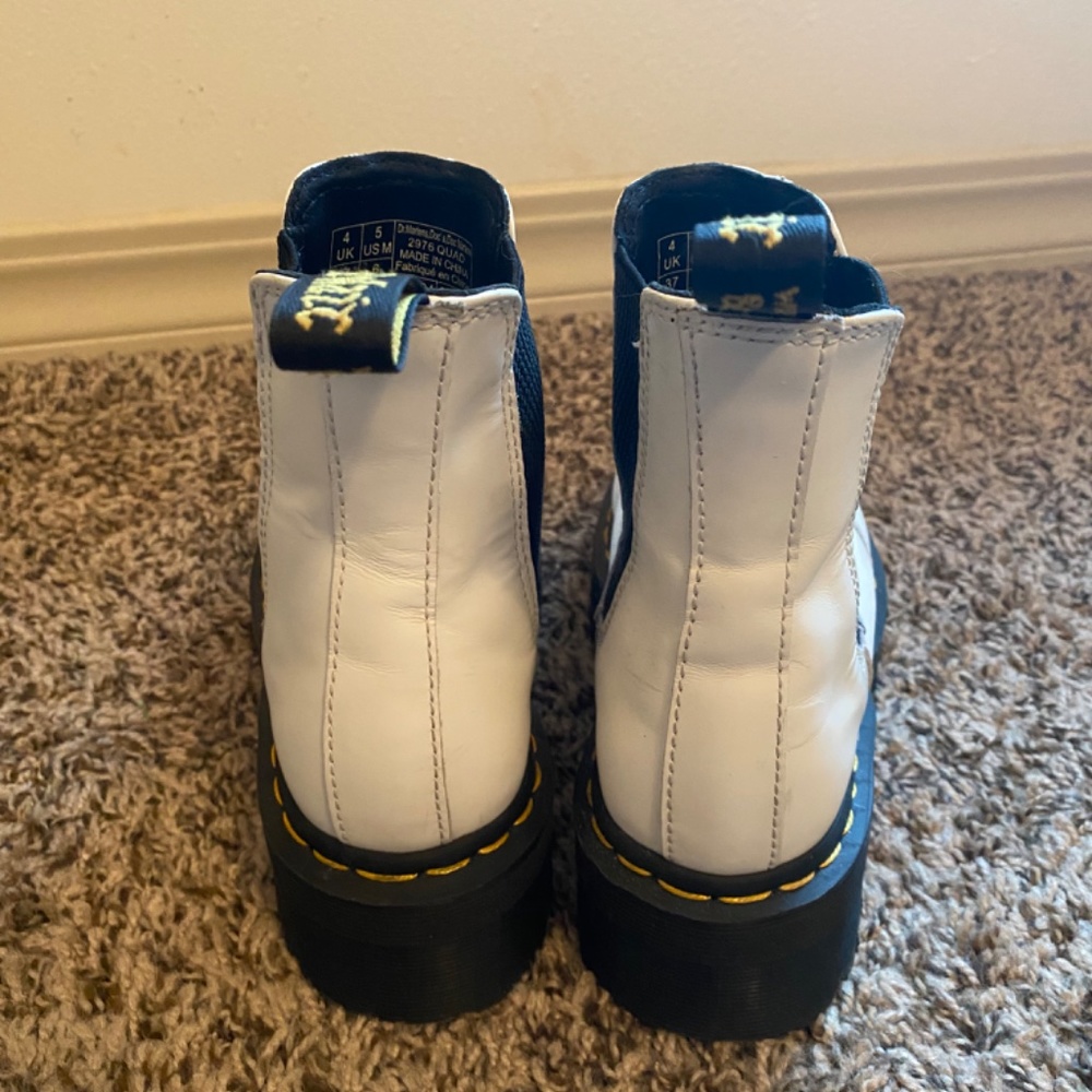 Dr Martens 2976 Bex Smooth Leather Platform Chelsea Boots - Picture 4 of 4